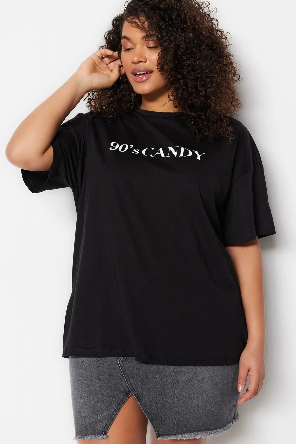 Kadın Örme T-Shirt